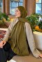 Bloom Pattern Ayrobin Flash Jacquard Shawl Army Green - 4