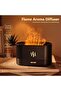 Flame Air Aroma Diffuser Humidifier, 2023 Upgraded Essential Oil Diffuser (Black) - 2