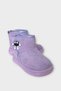 Non-Slip Sole Thermal Fur Velcro Children's Boots Lilac - 2