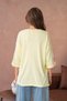 Women's Crew Neck Star Patterned Pearl Embroidered Ov Oversized Riko Sweater 12064 - 6