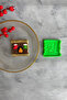Christmas Stocking Fireplace Dough Sculpting Set/Cookies, Ceramic, Polymer Clay, Play Dough 8X8 cm - 8