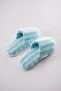 Yarn Dyed Bath and House Slippers – 100% Cotton Towel Non-Slip Thick Sole - 5