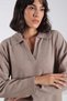 Mink Long Sleeve Polo Neck Cashmere Women's Knitwear Dress - 6