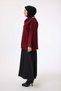 44165 - Stylish Comfortable Buttoned Felt Women's Knitwear Long Cardigan with Shawl Accessories - 8