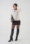 Women's Crew Neck Button Detail Knitwear Sweater 8623 - 4