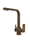 Square Three-Way Purified Water L-Handle Luxury Kitchen Faucet - 2