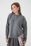 Women's Crew Neck Button Detail Knitwear Sweater 8623 - 4