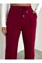 Women's Modal Fabric with Fleece Inside, Thick Bottom, Sweatpants, Loose Fit, Wide Leg - 5