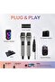 2.4GHz Wireless Microphone System, 2 Rechargeable Mics & Receiver - 3