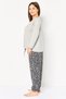 Women 2 Pieces Animal Print Top And Bottom Pajamas Set, Multicolor - 3