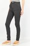 Women Skinny Fit High Waist Denim Jeans, Black - 3