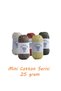 25 Gram Mini Cotton Series 100% Cotton Knitting Yarn 10 Colors Punch and Amigurumi Yarn - 3