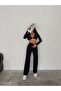 Women's Modal Fabric with Fleece Inside, Thick Bottom, Sweatpants, Loose Fit, Wide Leg - 4