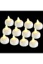 12pcs Waterproof Flameless Floating LED Candles Battery Warm White Tealights for Wedding Pool Decor