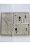 10-Piece Muslin Hospital Release 100% Cotton Balloon Embroidered Cream Newborn Set - 8
