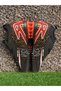 Crampon Carpet Field Boys' Flat Football Shoes Black-Red Color - 5