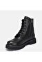 Large Size Women's Boots 41-42-43-44-Black Leather - 4
