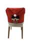 Christmas Gift Ornament Reindeer Rudolph Patterned Chair Cover