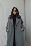 Light Gray Tokyo Belted Cashmere Coat - 2