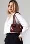 Burgundy Women's Bag Shoulder Bag and Handbag - 4