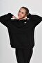 Girl's Relax Fit Half Turtleneck Raglan Sleeve Sweatshirt - 2