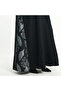 Open abaya with gray patterns - 5