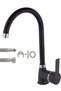 Black Chrome Delta Kitchen Sink Faucet Tap Elegant Design - 3