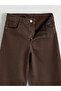 Brown Wideleg Girls' Jean Pants from Plus-Store - 3