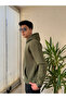 Kapüşonlu Erkek Sweatshirt - 4