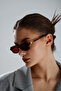 Retro Rectangular Fashion Miu Leopard Print Glasses - 6