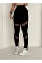 Tulle Detailed Stretchy Leggings - 3