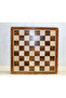 Special varnished magnet stone wooden foldable boxed chess game 30 cm g223 - 3