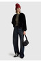 Women's khaki modal blend Slim Fit boat neck long sleeve t-shirt - 5