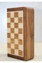 Special Magnetic Stone Wooden Foldable Boxed Chess Game 17.5 cm - 5