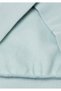Girl's Aqua Green Sweatshirt with Crystal Appliqué on the Front, Logo Embroidery and Ribbed Trim Fleece-Lined - 3