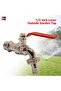 1/2" Garden Tap Ball Valve Outdoor Bib Faucet with Long Lever & Quick Connect (Single) - 3