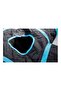 Cat Tunnel Toy 5-Way Extensible Foldable with Bell - Black/Blue 31x31x4 cm - 6