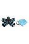 Cat Tunnel Toy 5-Way Extensible Foldable with Bell - Black/Blue 31x31x4 cm - 3