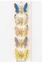 Elegant Floral Hair Clip with Moving Butterfly Detail - 4