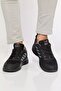 Men's Lace-Up Sneakers Black Smokedtzl-P-00004156 - 3
