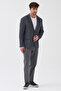 Pasure Men's Navy Blue Cotton Mono Collar Flexible Fabric Self-Wiping Slim Fit Sports Blazer Jacket - 7