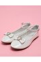 Girl'S White Bow Detail Ballerinas - 2