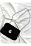 Black Color Soft Textured Handbag - 4