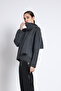 Tricot Sweater with Shawl Detail - 2