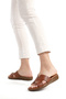 Artı-Artı020-5006 Women's Daily Orthopedic & Heel Spur Function Tan Slippers - 4