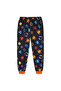 Neon Game Print Boys Glow in the Dark Pajama Set - 7