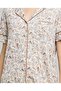 Women'S Beige Printed Pyjama Set - 6