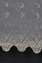 Embroidery 5 Models Cream Cream Color Single Wing Ready-Made Pleated Background Curtain 300*260 cm - 6