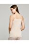 Women'S Nude Ribbed Lace Trim Camisole - 4