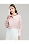 Solid Satin Shirt With Classic Collar And Long Sleeves